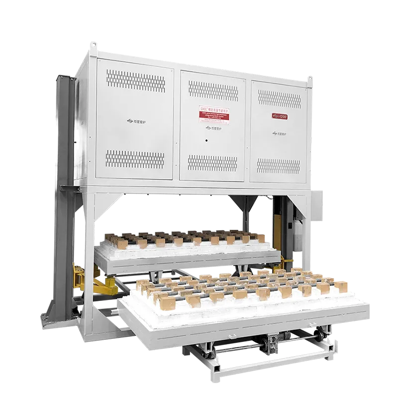 Corrosion-resistant double-table lifting furnace