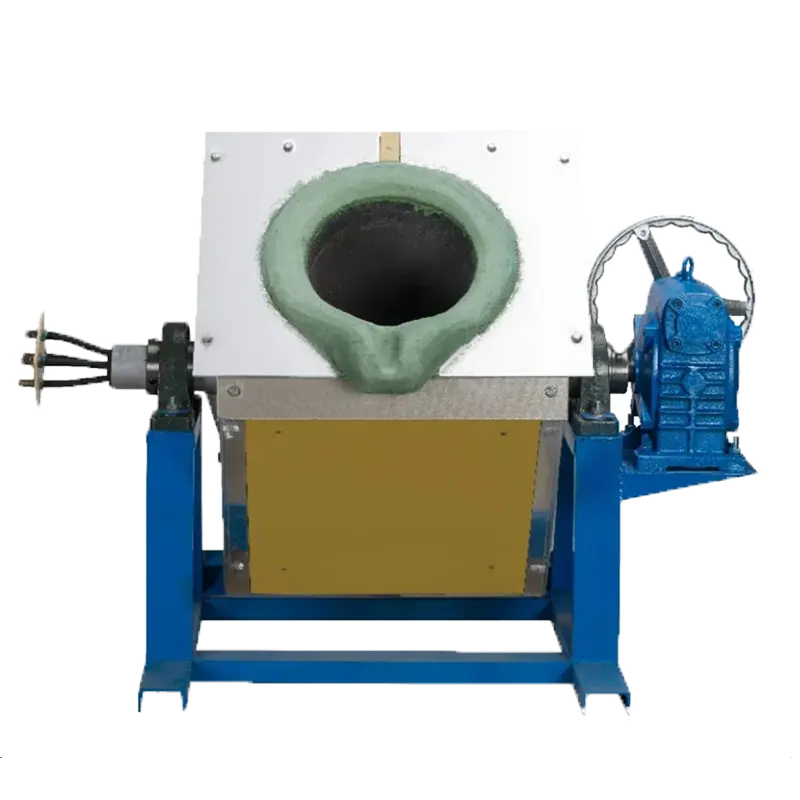 MF Induction Melting Furnace with Transformer and Tilting System