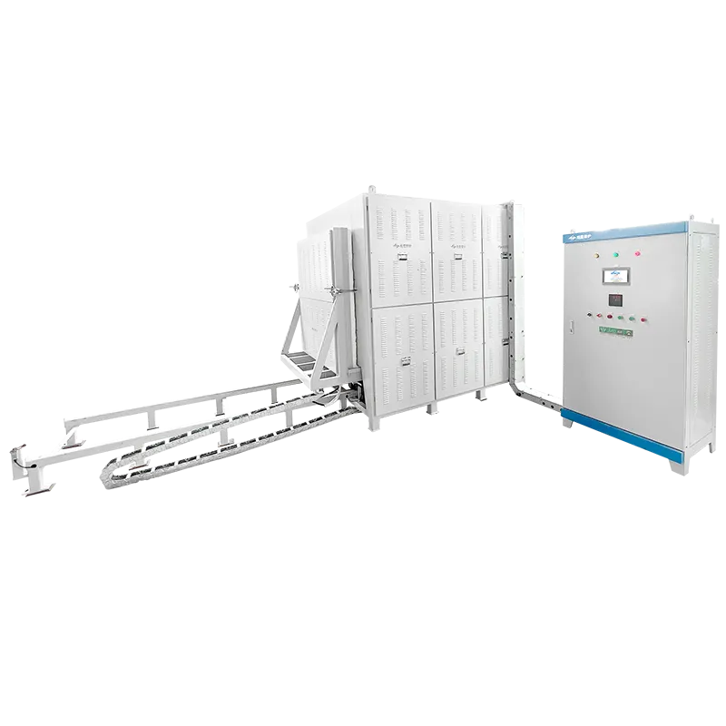1400℃ trolley furnace with touch screen control